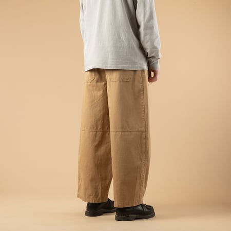 Twill Balloon Pants Beige