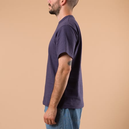 Lot 4601 No Print T-Shirt Navy