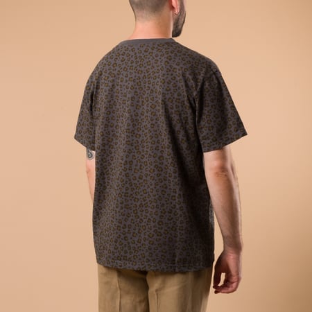 Image-Flâneurs-GOOD ON / Leopard Short Sleeve Crew T-Shirt Charcoal_de-dos