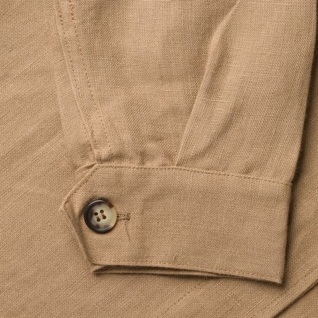 INFORMALE x FLÂNEURS / WS50 Linen Work Shirt Mushroom