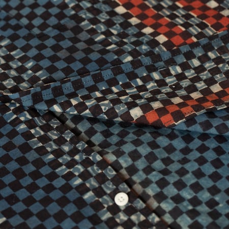detail Image-Flâneurs_KARDO x FLANEURS chemisette Shirt Ajrakh AJK22