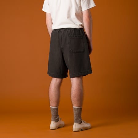 image flâneurs veste XX DEVELOPMENT Super Tuck Shorts Long Black_de-dos