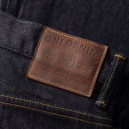 Image-Flâneurs_	ONI DENIM / 222-Kiraku-BB 12oz Super Wide Straight One Wash Denim_détail-1