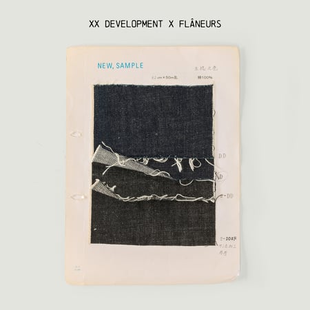 XX Development X Flâneurs Revival Denim Wide old sample
