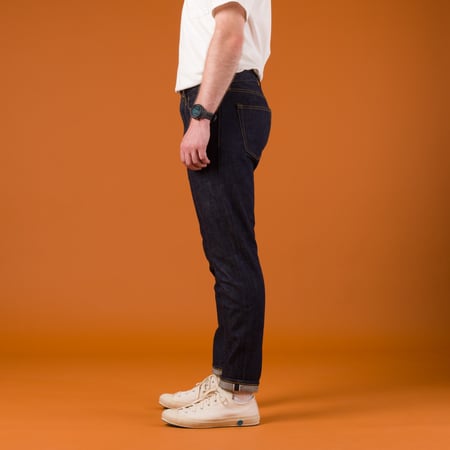 Image-Flâneurs-JAPAN BLUE JEANS / J204 Tapered Fit 12,5oz_de-profil