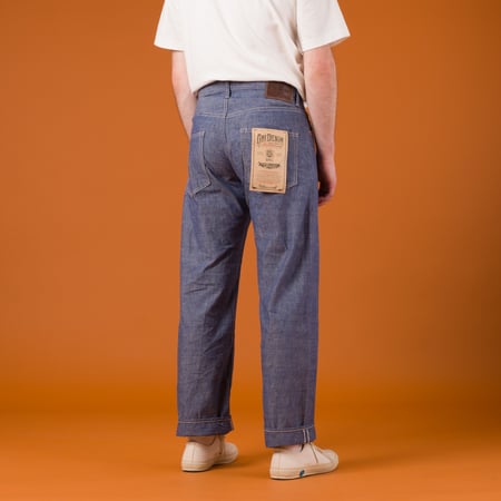 Image-Flâneurs_ONI DENIM / 200-HCSV 8oz Selvedge Chambray Wide Straight_de-dos