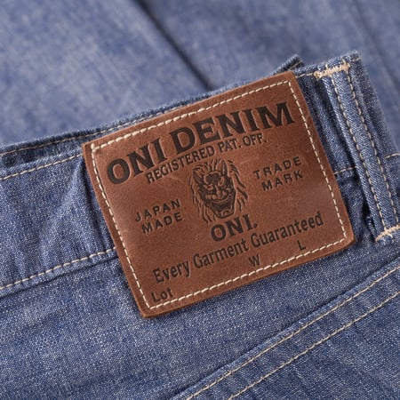 Image-Flâneurs_ONI DENIM / 200-HCSV 8oz Selvedge Chambray Wide Straight_détail-5
