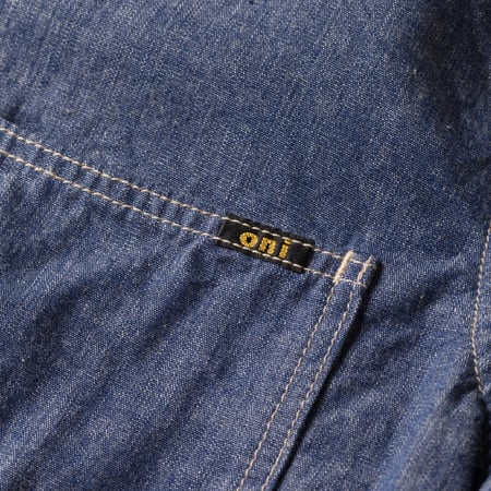 Image-Flâneurs_ONI DENIM / 03500-HCSV 8oz Selvedge Chambray Coverall_detail-1