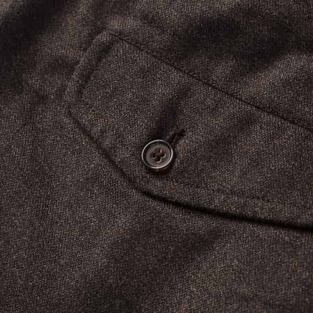 Upcycled It Tweed Pleated Track Pant Brown