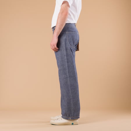 200-HCSV 8oz Selvedge Chambray Wide Straight
