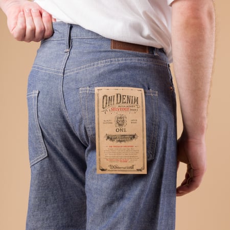 200-HCSV 8oz Selvedge Chambray Wide Straight