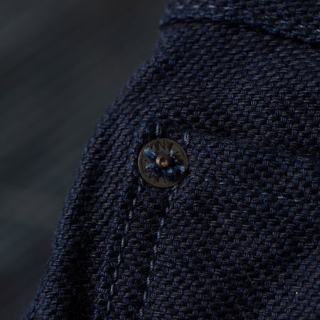 ONI X Flâneurs 3X3 インディゴツイル One Wash