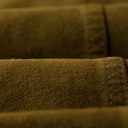 Image-Flâneurs_VETRA / Dark Khaki Brushed Canvas Weaved Jacket_detail-2