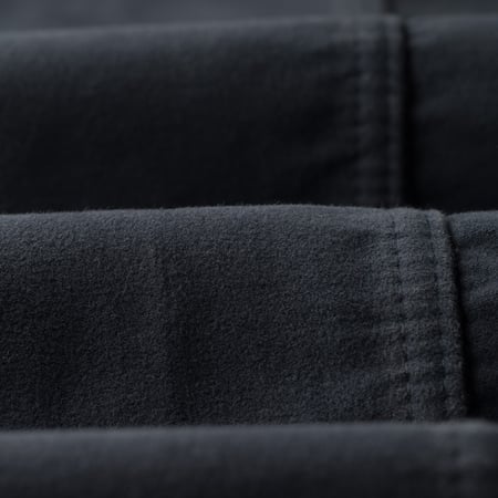 Image-Flâneurs_VETRA / Graphite Suedine Moleskin Weaved Jacket_Detail-2