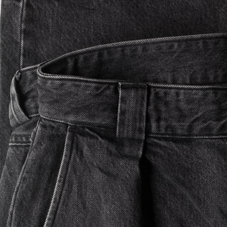 Image-Flâneurs_JAPAN BLUE JEANS / 13oz Denim Tuck Pants Fade Wash Dark Grey_detail-2