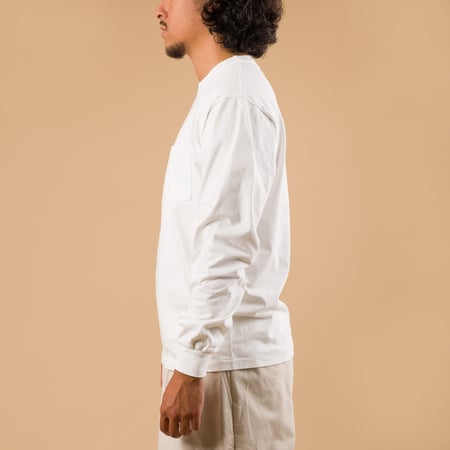 XX DEVELOPMENT  SURE MFG teeshirt manches longues white de profil
