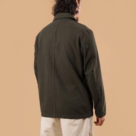 image flaneurs porté de dos VETRA Ash Brushed Canvas Weaved Jacket