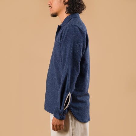 Dam Marl Work Shirt Navy