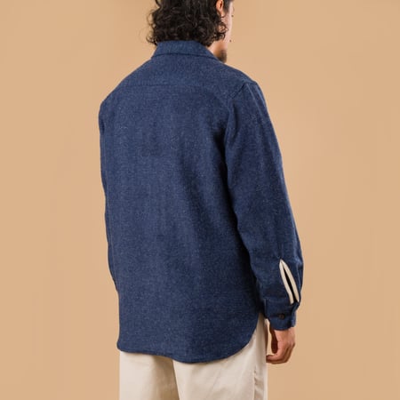 Dam Marl Work Shirt Navy