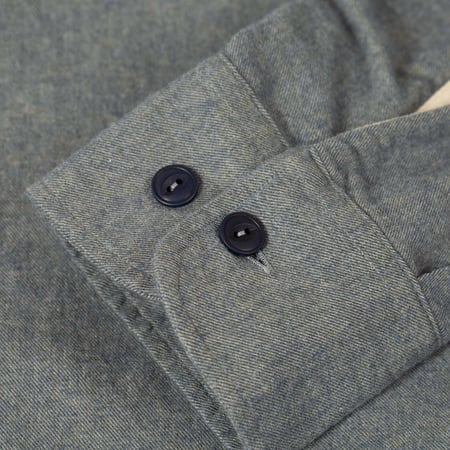 Brushed Flannel Work Shirt Navy