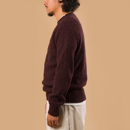 HARLEY OF SCOTLAND X FLANEURS / Shaggy Crew Neck Pheasant