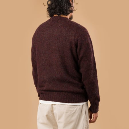 HARLEY OF SCOTLAND X FLANEURS / Shaggy Crew Neck Pheasant