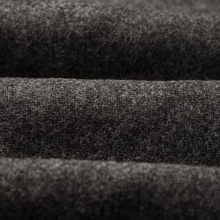 PORTUGUESE-FLANNEL-flaneurs-Wool Field Overshirt Grey detail