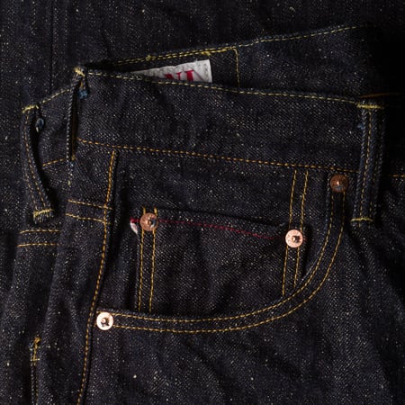 Image-Flâneurs_ONI DENIM / 288-13.7NEP Regular Straight Neppy Selvedge Denim_detail-1