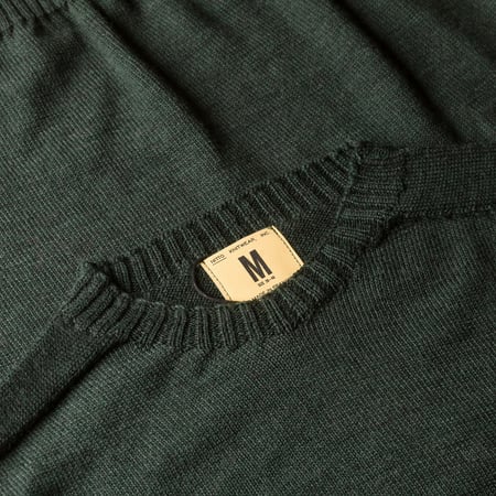 Aris Forest Green Crewneck Sweater
