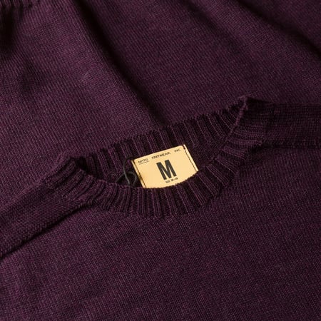 Aris Plum Crewneck Sweater