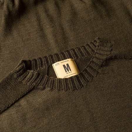 Aris Khaki Crewneck Sweater