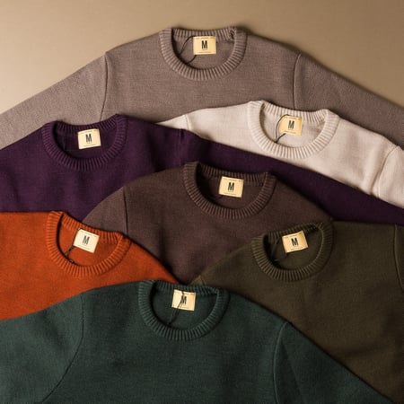 Image-Flâneurs_NITTO KNITWEAR / Pull Col Rond Youri Kaki_detail-1