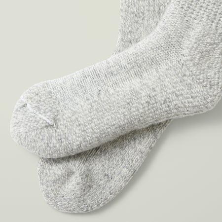 Image-Flâneurs_A/W25 ROTOTO / Oldschool Work Boot Socks Blue/Yellow_detail-2