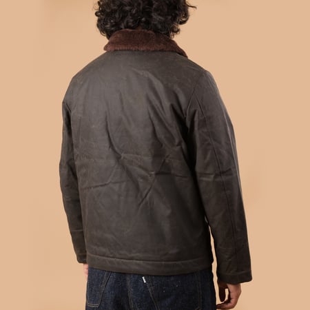 image-flâneurs-MANIFATTURA-CECCARELLI-New Deck Jacket Chocolate de dos