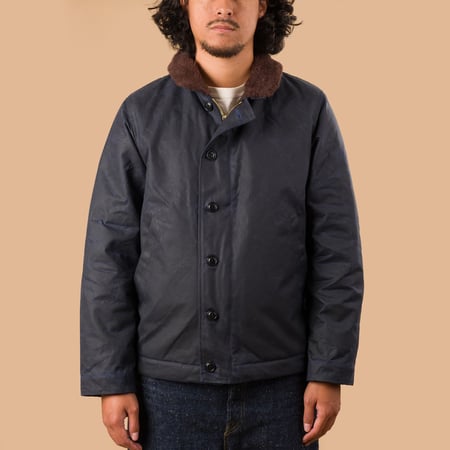 image-flâneurs-MANIFATTURA-CECCARELLI-New Deck Jacket Navy de face