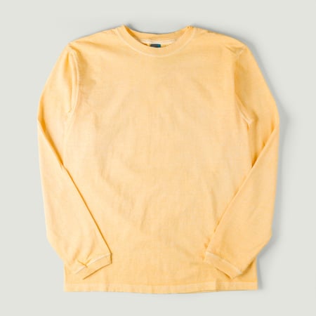 Image-Flâneurs_GOOD ON / L/S Crew Tee P-Straw_Vignette