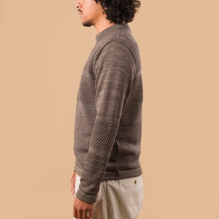 Fisherman III Terra-II Brown Sweater