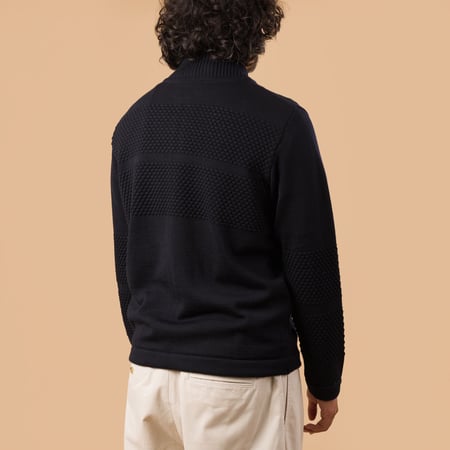Fisherman III Full Zip Navy Blue