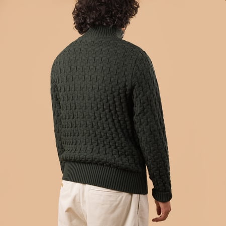 Stark Cardigan Dark Forest Green