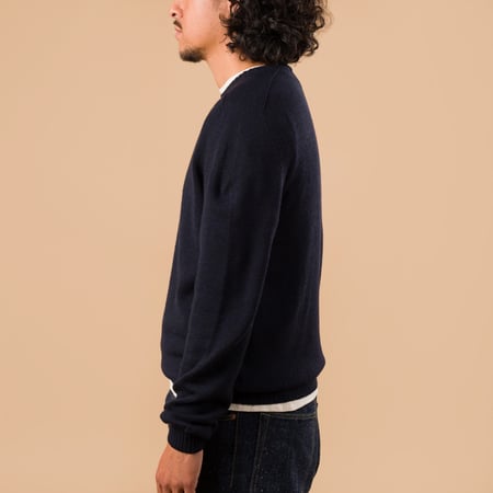 Aris Navy Crewneck Sweater