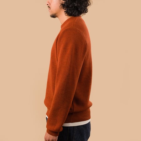 Youri Round Neck Sweater Orange