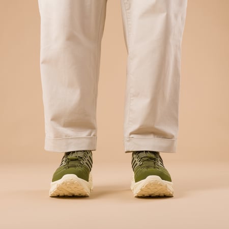 images flaneurs HOKA  Stinson EVO OG Moss GreenWild Mushroom face