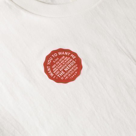 "SURE MFG" 6.1oz The Nerds Tee Off White