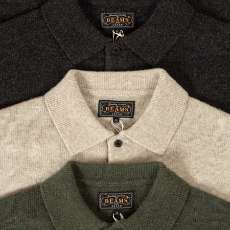 flaneurs pull col polo BEAMS PLUS  Knit Polo 9G