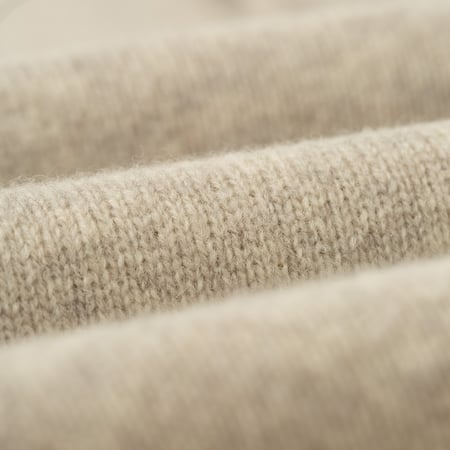 knit polo Beams plus detail cream 1