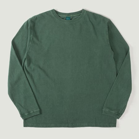 GOOD ON flâneurs tee-shirt manches longues LS Crew Tee P-dark green