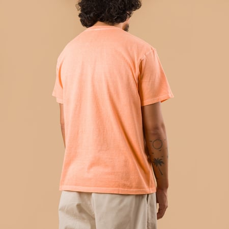 image porté flâneurs tee-shirt GOOD ON  Short Sleeve Crew T-Shirt P-Citrus dos