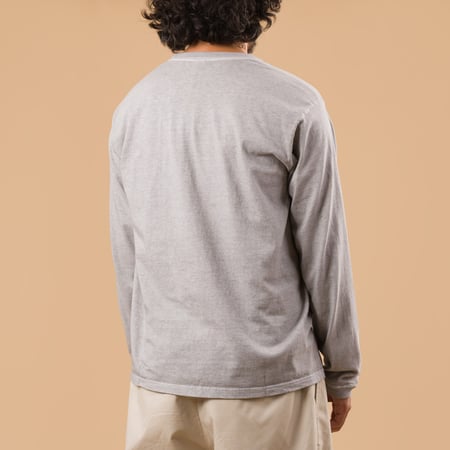 GOOD ON flâneurs tee-shirt manches longues LS Crew Tee p-ash de dos