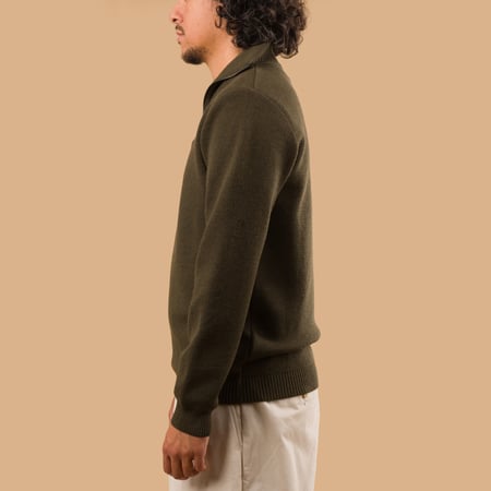 Youri Khaki Truck Driver Sweater