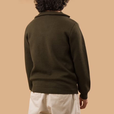 Youri Khaki Truck Driver Sweater